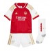 Arsenal Benjamin White #4 Replika Babykläder Hemma matchkläder barn 2023-24 Korta ärmar (+ Korta byxor)